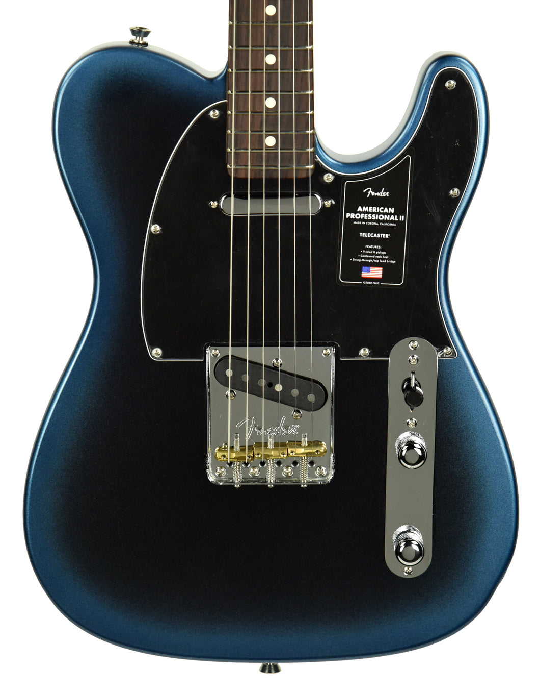 Fender American Professional II Telecaster in Dark Night US20074003 - The Music Gallery
