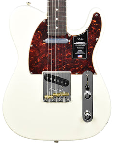 Fender American Professional II Telecaster in Olympic White US210099884 - The Music Gallery