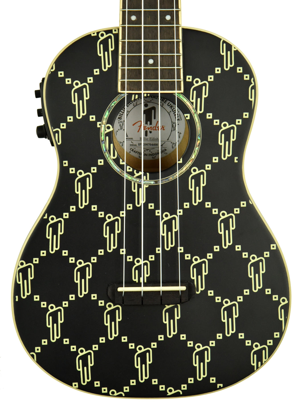Fender Billie Eilish Signature Ukulele in Black IPS200704400 - The Music Gallery