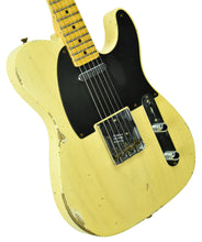 Fender Custom Shop 50's Telecaster Relic One Piece Ash Nocaster Blonde R104315 - The Music Gallery