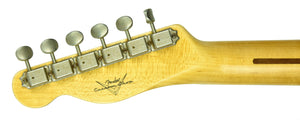 Fender Custom Shop 50s Telecaster Relic One Piece Ash Faded Nocaster Blonde R104359 - The Music Gallery