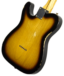 Fender Custom Shop 50s Telecaster Relic w/ 1 Piece Ash in Two Color Sunburst R116802 - The Music Gallery