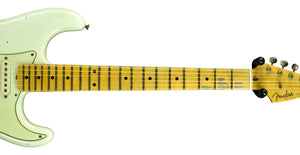 Fender Custom Shop 59 Special Stratocaster in Aged Olympic White CZ548095 - The Music Gallery