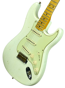 Fender Custom Shop 59 Special Stratocaster in Aged Olympic White CZ548095 - The Music Gallery