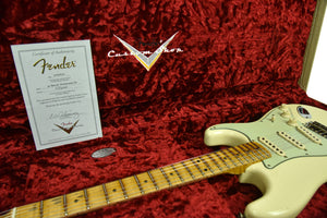 Fender Custom Shop 1959 Special Stratocaster Journeyman Vintage White CZ547206 - The Music Gallery