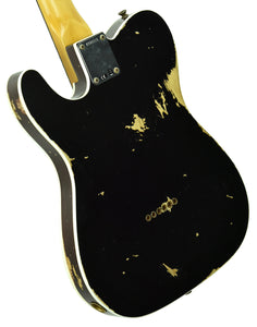 Fender Custom Shop 1960 Telecaster Custom Relic Black R105171 - The Music Gallery