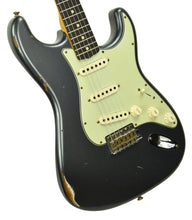 Fender Custom Shop 1961 Stratocaster Relic in Charcoal Frost Metallic CZ549672 - The Music Gallery
