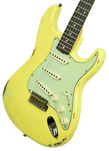 Fender Custom Shop 1961 Stratocaster Relic Graffiti Yellow CZ547296 - The Music Gallery