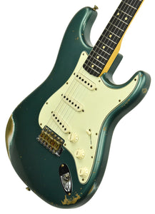 Fender Custom Shop 1961 Stratocaster Relic in Sherwood Metallic CZ548808 - The Music Gallery
