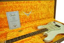 Fender Custom Shop 1963 Stratocaster Journeyman Aged Olympic White R105178 - The Music Gallery