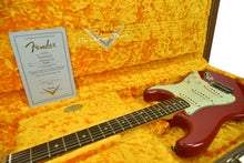 Fender Custom Shop 1963 Stratocaster Journeyman Relic in Seminole Red R105394 - The Music Gallery