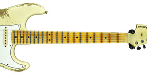 Fender Custom Shop 1969 Stratocaster Heavy Relic in Vintage White w/Matching Headstock R103179 - The Music Gallery