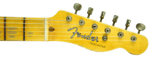 Fender Custom Shop 50s Telecaster Relic 1 Piece Ash Emerald Green Transparent R104550 - The Music Gallery