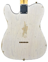 Fender Custom Shop 50s Telecaster Relic 1 Piece Ash in Aged White Blonde R108960 - The Music Gallery