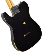 Fender Custom Shop 50s Telecaster Relic 1 Piece Ash in Black R106315 - The Music Gallery