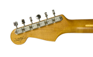 Fender Custom Shop 55 Stratocaster Journeyman Relic in Vintage White R119778 - The Music Gallery