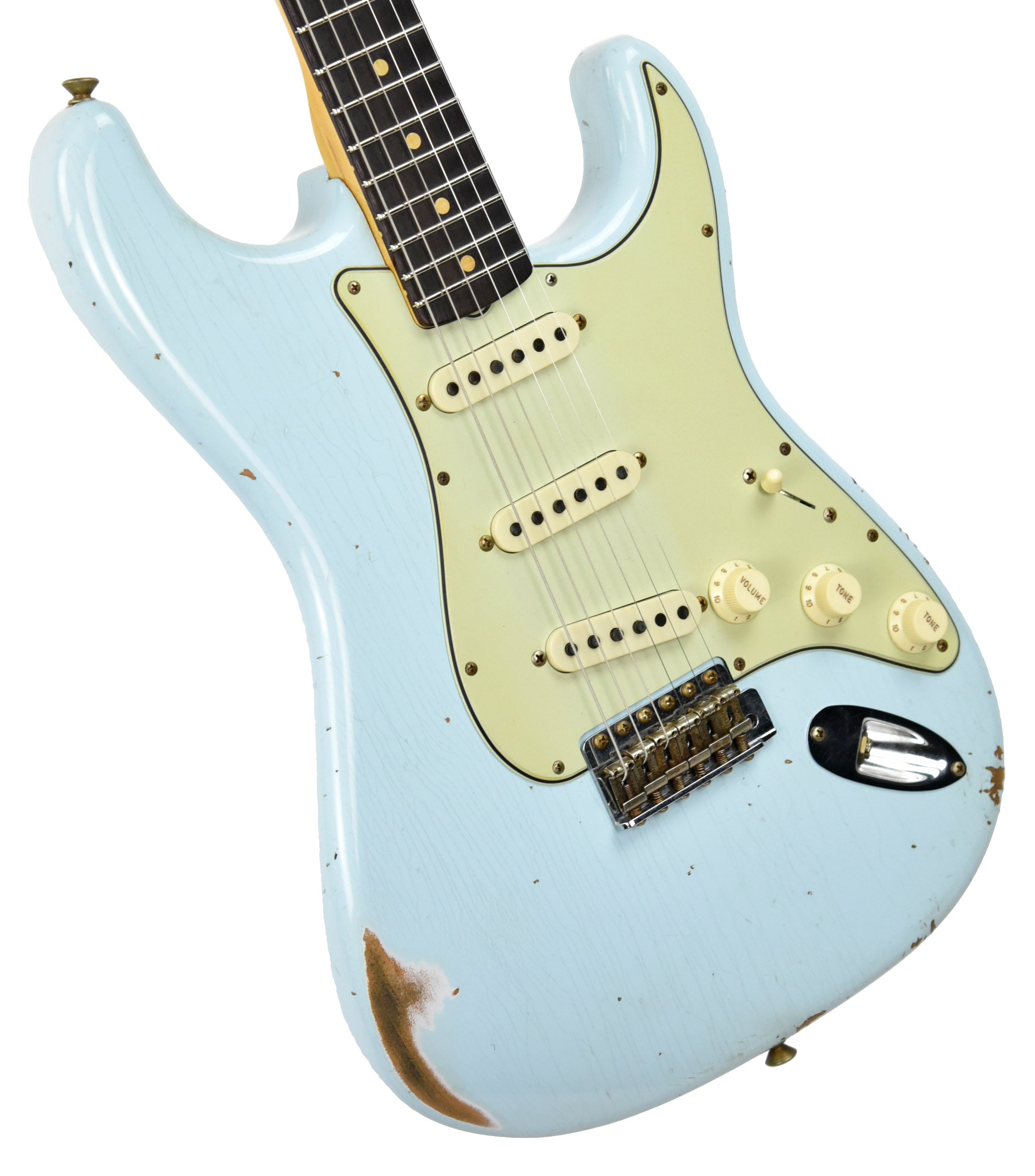 Fender Custom Shop 61 Stratocaster Relic in Sonic Blue CZ547569