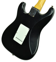 Fender Custom Shop 63 Stratocaster Journeyman Relic in Black R105298 - The Music Gallery