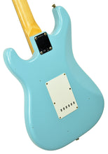Fender Custom Shop 63 Stratocaster Journeyman Relic in Daphne Blue R107926 - The Music Gallery