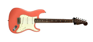 Fender Custom Shop 63 Stratocaster w/Rosewood Neck in Faded Tahitian Coral R122544 - The Music Gallery