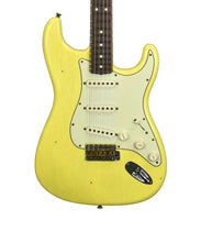 Fender Custom Shop 63 Stratocaster Journeyman Relic in Graffiti Yellow R120874 - The Music Gallery