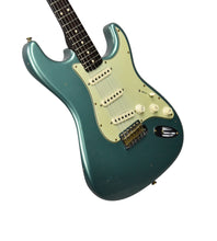 Fender Custom Shop 63 Stratocaster Journeyman Relic in Faded Sherwood Green R127699 - The Music Gallery