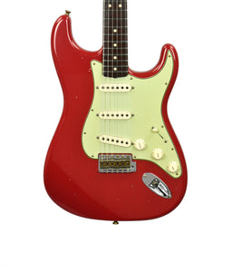Fender Custom Shop 63 Stratocaster Journeyman Relic in Torino Red R130107 - The Music Gallery