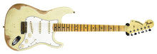 Fender Custom Shop '69 Stratocaster Heavy Relic Aged Vintage White R103056 - The Music Gallery
