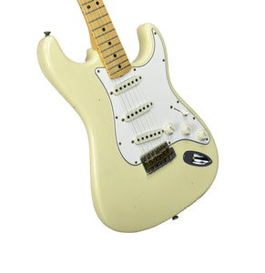 Fender Custom Shop 69 Stratocaster Journeyman Relic in Vintage White CZ562903 - The Music Gallery