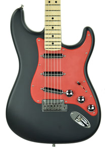 Fender Custom Shop Masterbuilt Active Lipstick Stratocaster by Kyle McMillin in Flat Black XN11918 - The Music Gallery