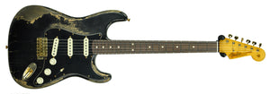 Fender Custom Shop Masterbuilt 63 Stratocaster by Greg Fessler in Black R99926 - The Music Gallery