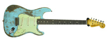 Fender Custom Shop Masterbuilt 63 Stratocaster Relic by Greg Fessler in Daphne Blue R104079 - The Music Gallery