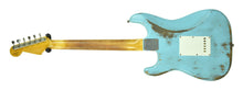 Fender Custom Shop Masterbuilt 63 Stratocaster Relic by Greg Fessler in Daphne Blue R104079 - The Music Gallery
