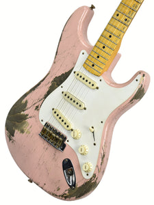 Fender Custom Shop Masterbuilt 56 Stratocaster Relic by Greg Fessler in Shell Pink CZ549264 - The Music Gallery