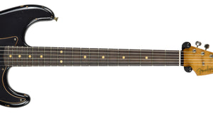 Fender Custom Shop Limited Edition Roasted Poblano Stratocaster Relic in Black CZ548461 - The Music Gallery