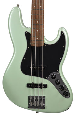 Fender Deluxe Active Jazz Bass Guitar in Surf Pearl MX21128181 - The Music Gallery