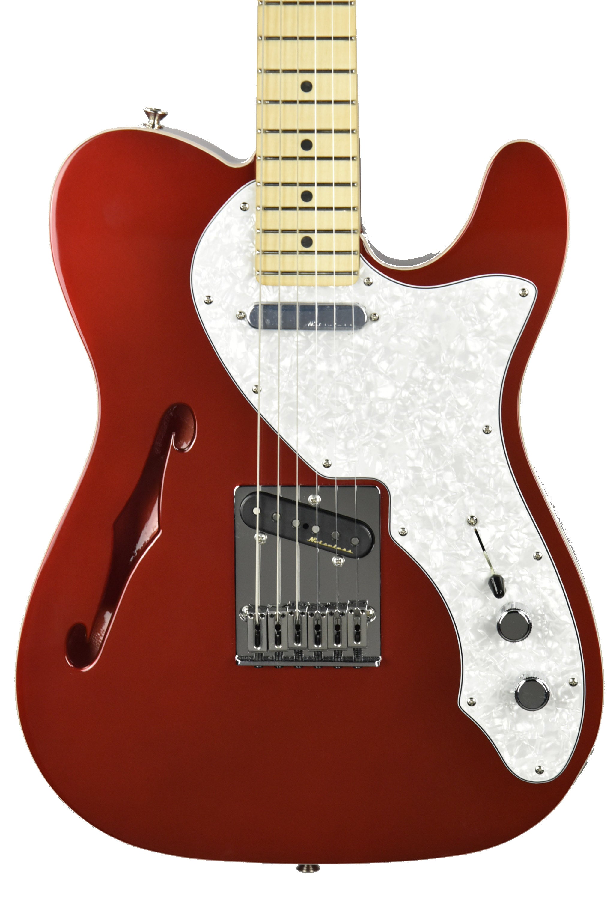 Fender Deluxe Tele Thinline in Candy Apple Red MX21128493