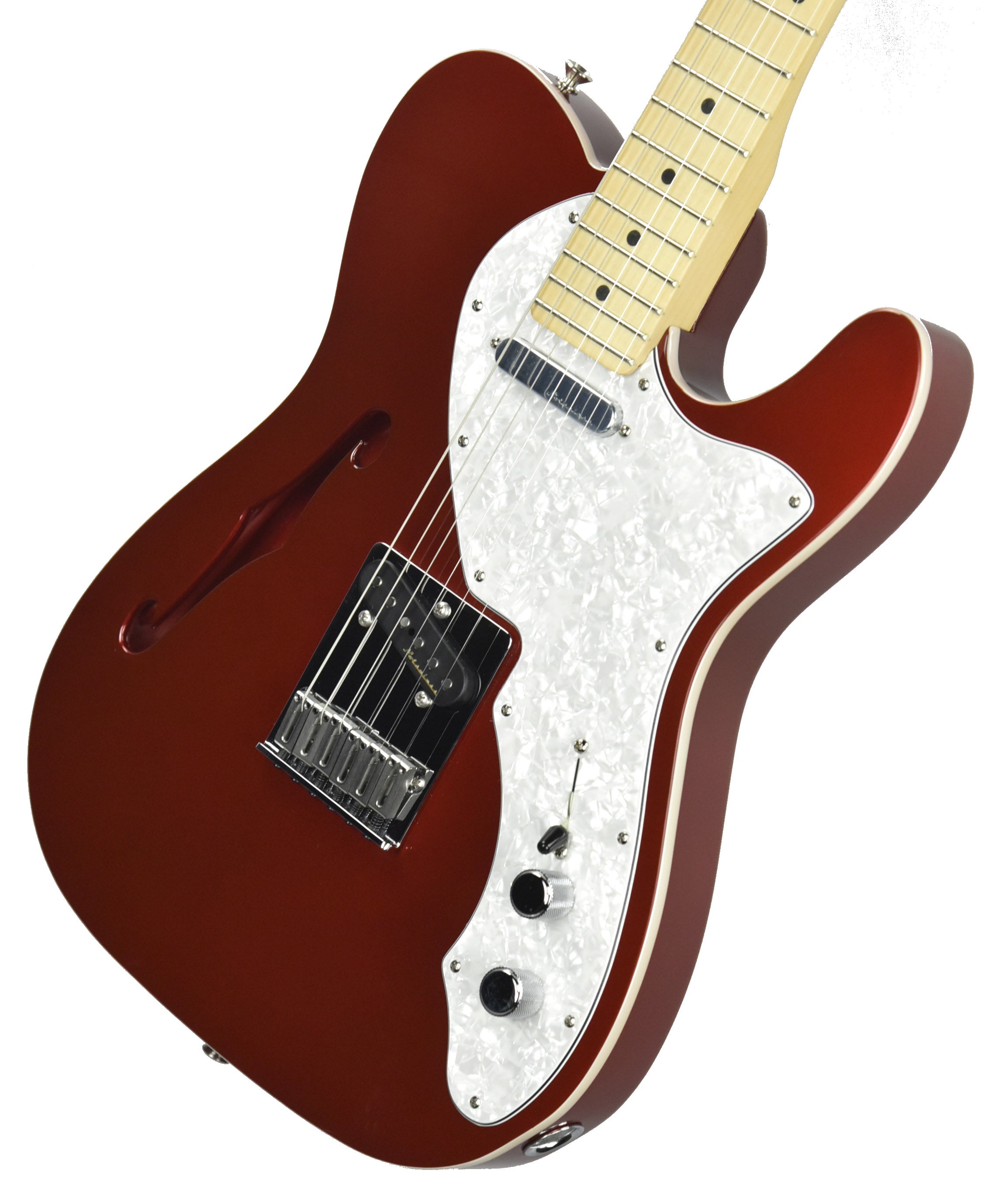 Fender Deluxe Tele Thinline in Candy Apple Red MX21128493