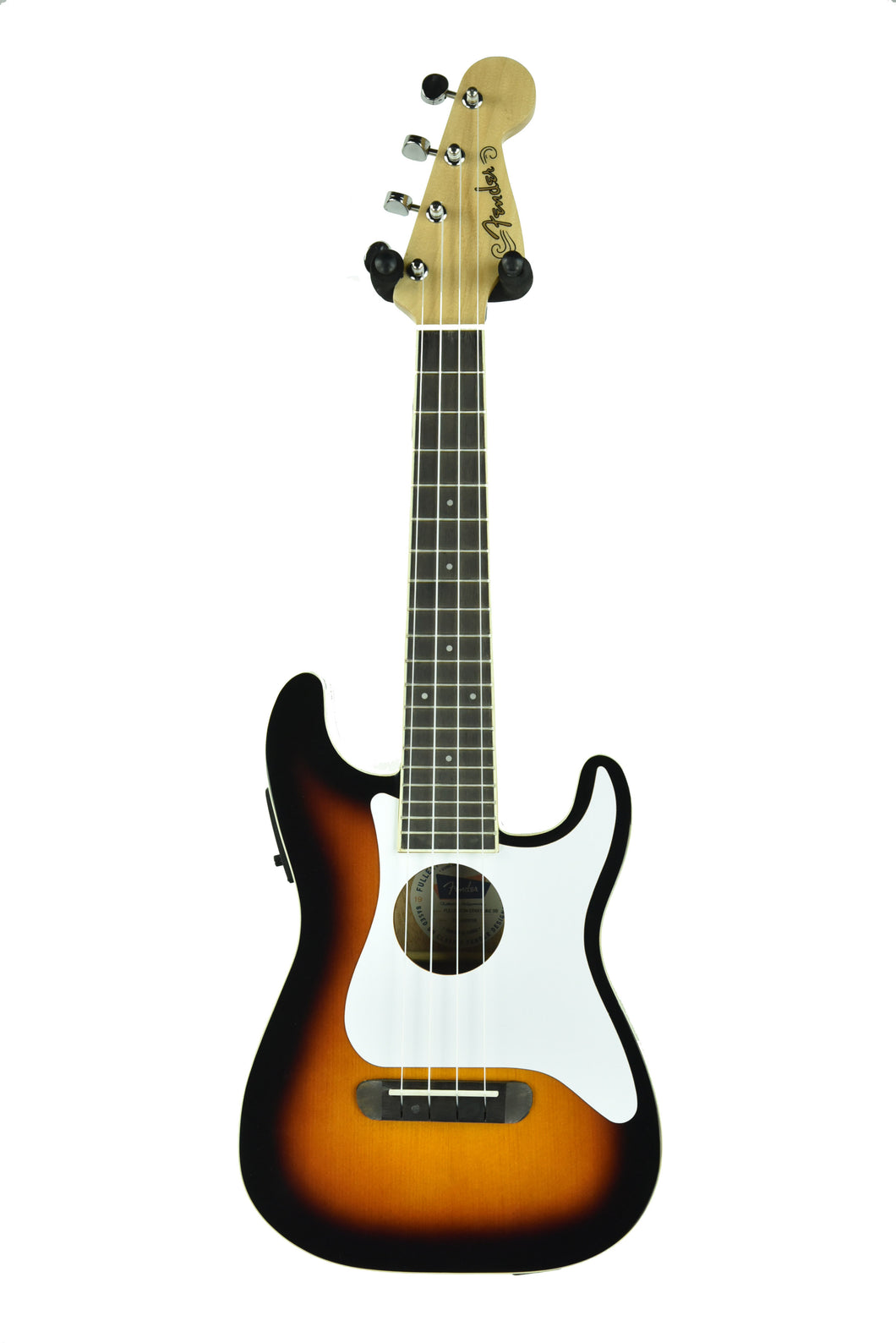 Fender® Fullerton Strat Ukulele in Sunburst CAU2000768 - The Music Gallery