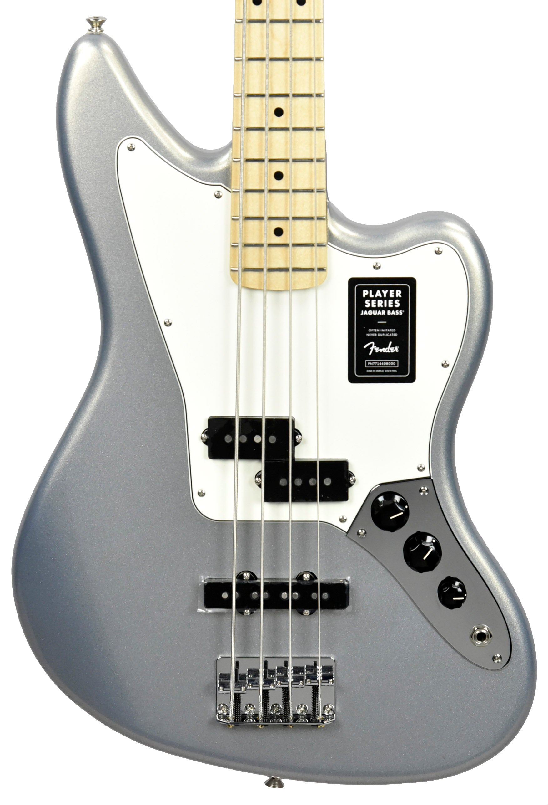 Fender Player Jaguar Bass in Silver MX21266793