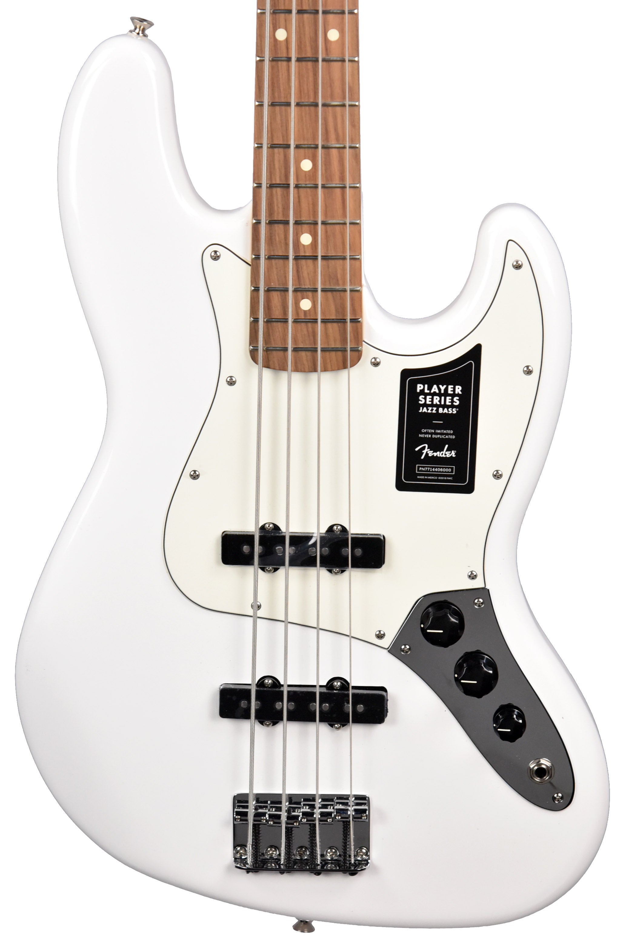 Fender Player Jazz Bass in Polar White MX21024173