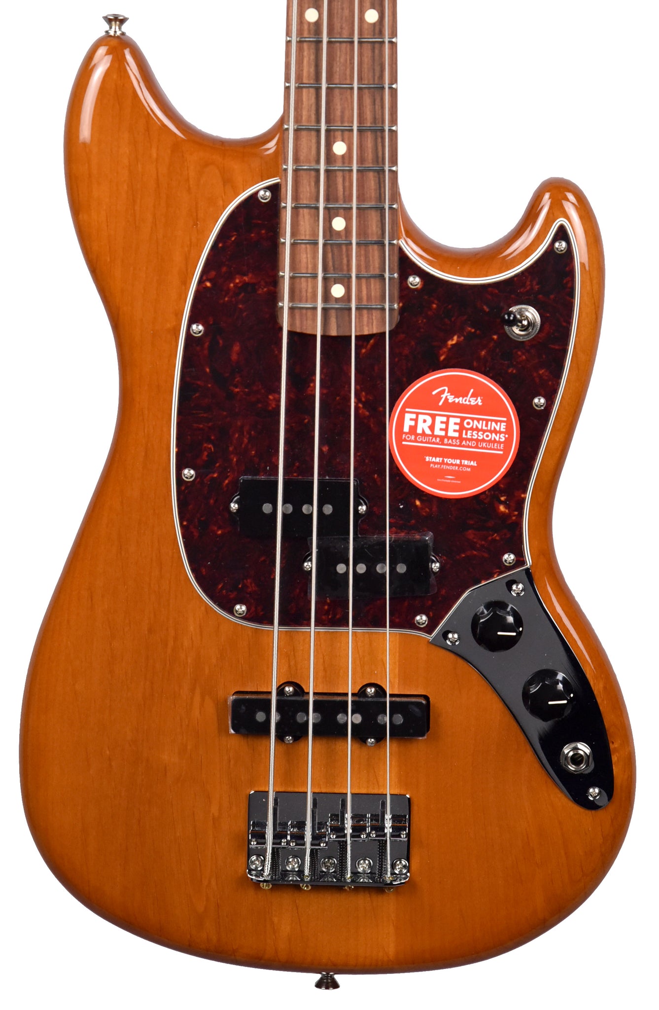 Fender Player Mustang Bass PJ in Aged Natural MX20154164 | The