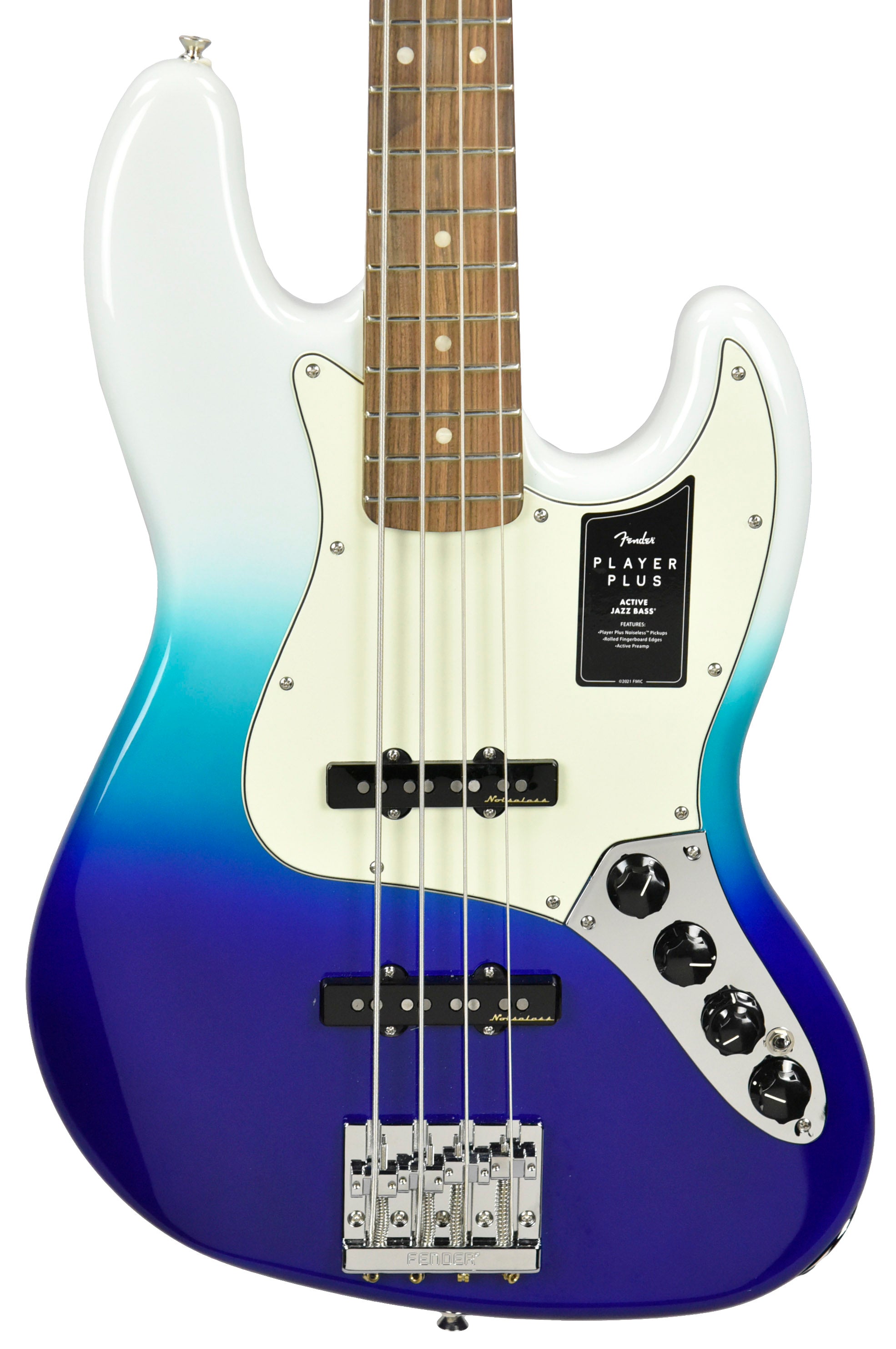 Fender Player Plus Jazz Bass in Belair Blue MX21554812