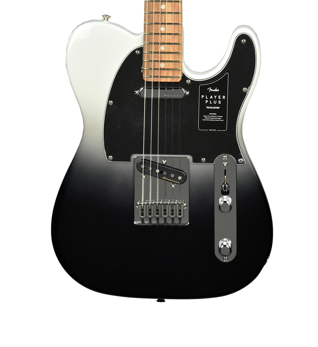 Fender Player Plus Telecaster in Silver Smoke MX22198966 - The Music Gallery