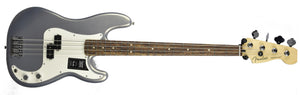 Fender Player Precision Bass in Silver MX21058734 - The Music Gallery