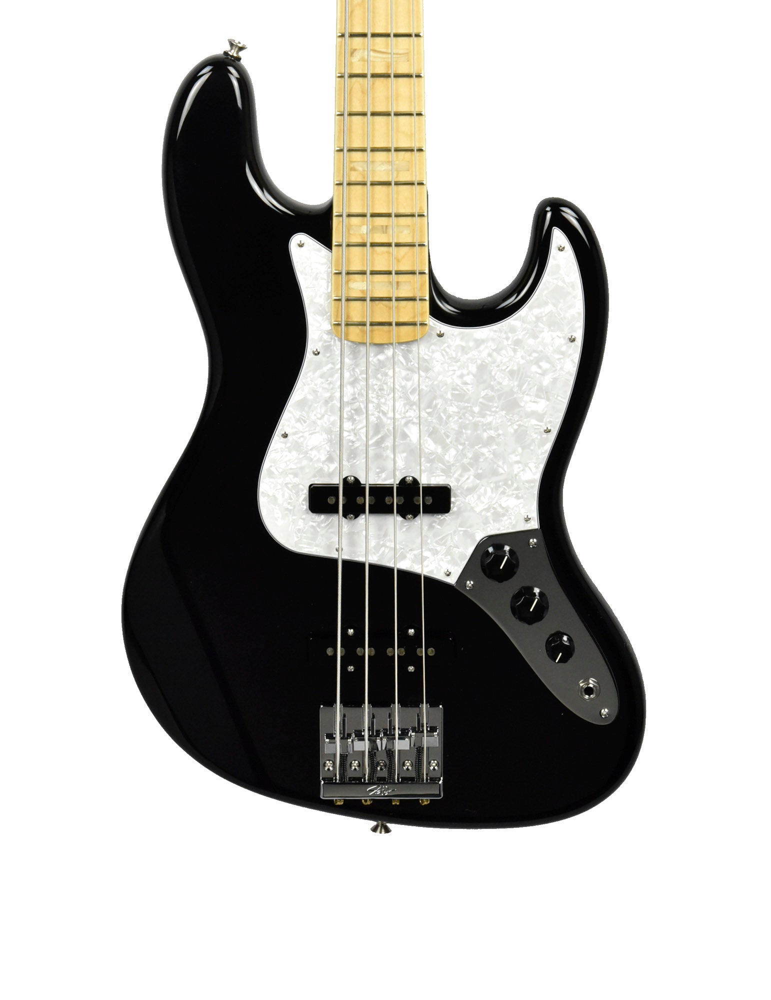 Fender USA Geddy Lee Jazz Bass in Black US22099625 | The