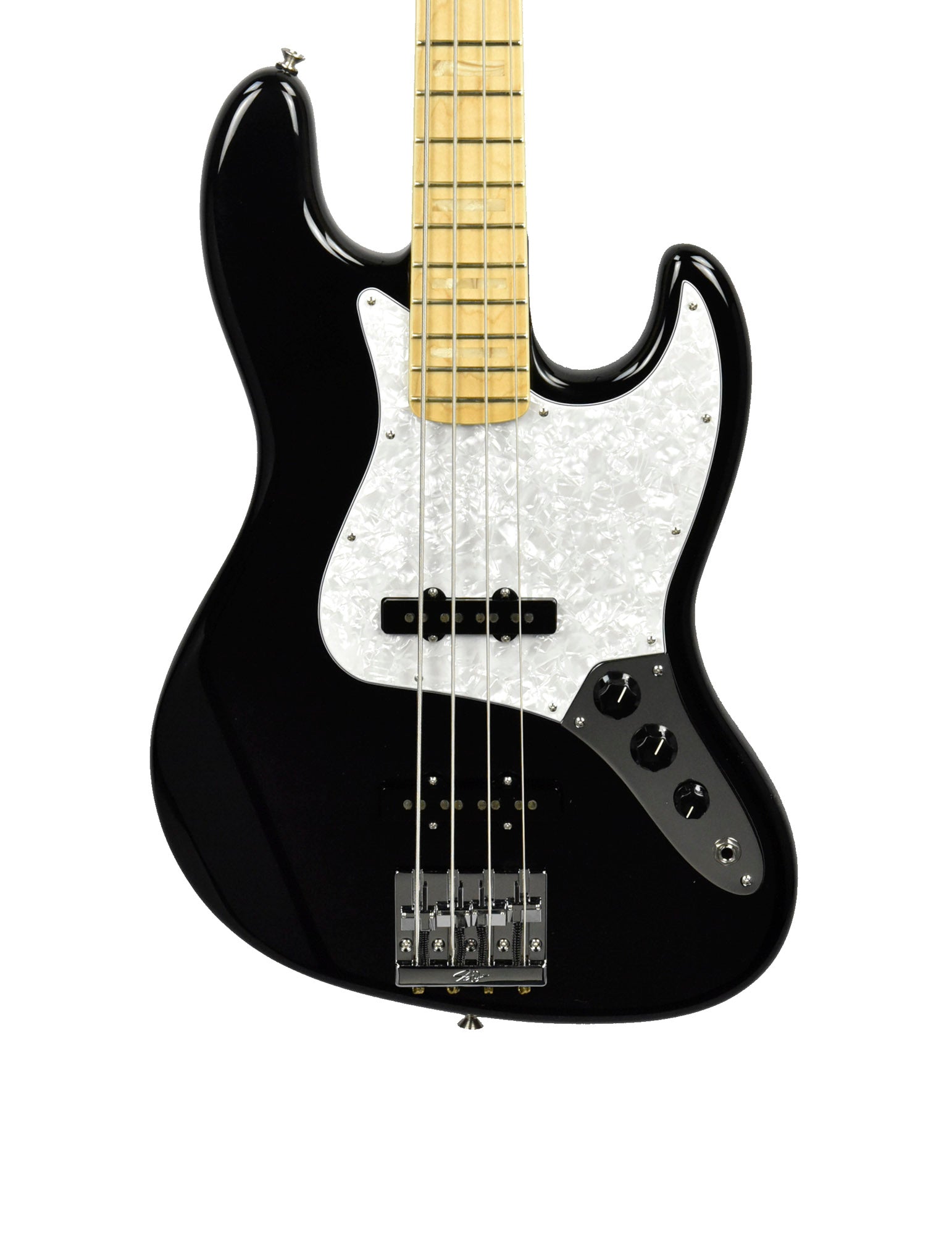 Fender USA Geddy Lee Jazz Bass in Black US22099625 | The Music Gallery