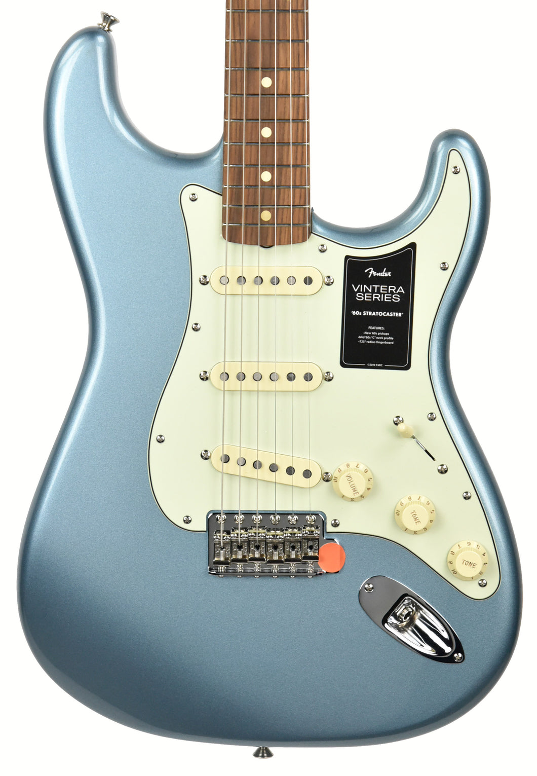 Fender Vintera 60s Stratocaster Electric Guitar in Ice Blue Metallic MX20151069 - The Music Gallery