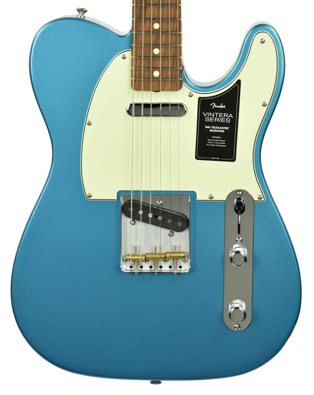 Fender Vintera '60s Telecaster® Modified in Lake Placid Blue MX20069525 - The Music Gallery