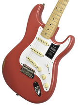 Fender Vintera Road Worn 50s Stratocaster in Fiesta Red MX21053423 - The Music Gallery